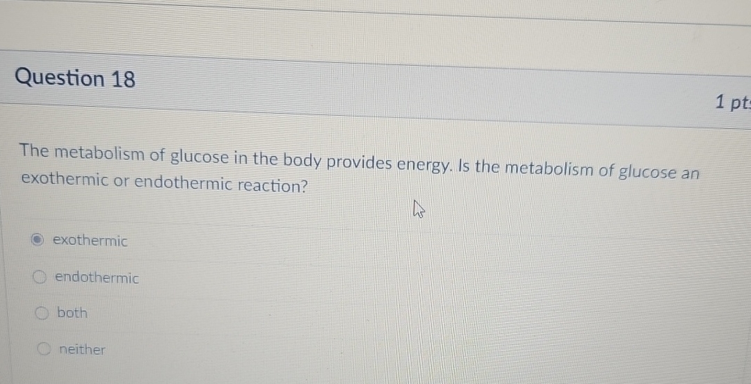 Solved The metabolism of glucose in the body provides