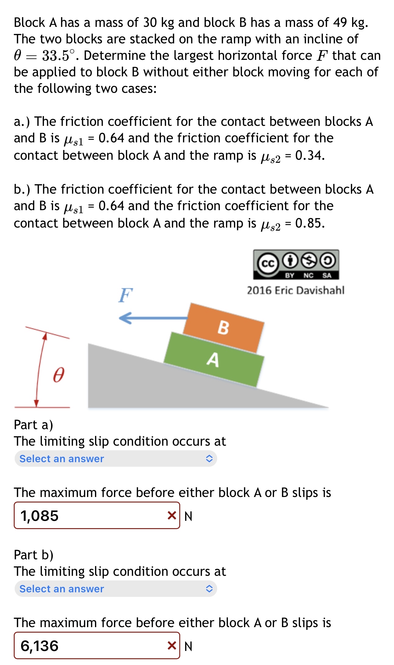 Solved Answers typed in are incorrect. Tried them many times | Chegg.com