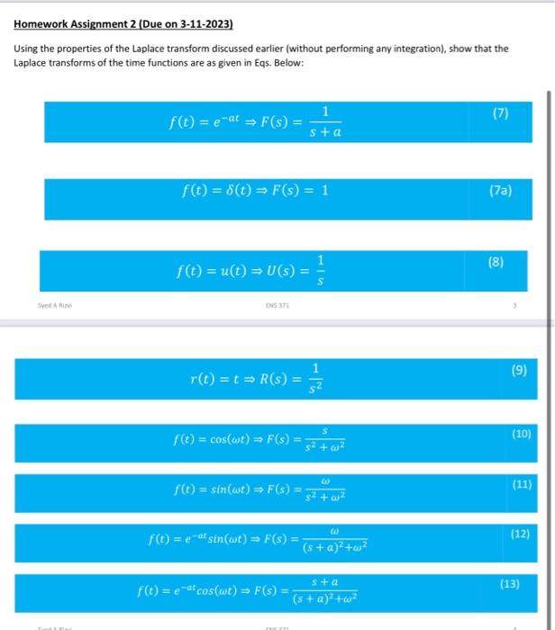 Homework Assignment 2 (Due on 3-11-2023) Us La | Chegg.com