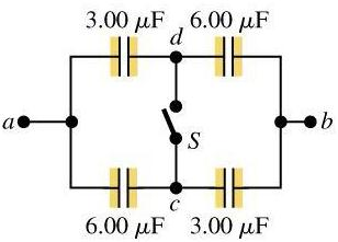 The Capacitors In The Figure Are Initially Uncharged Chegg 