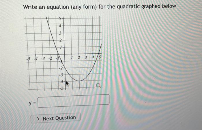 solved-write-an-equation-any-form-for-the-quadratic-chegg