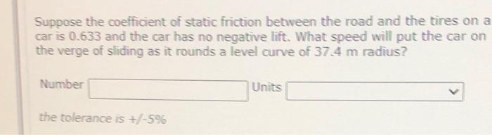 Solved Suppose the coefficient of static friction between | Chegg.com