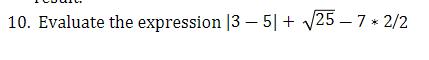 Evaluate the expressionANSWER IS -3.5 ﻿Required Java | Chegg.com