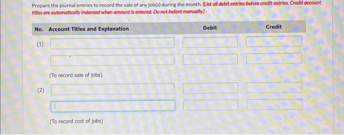 Solved Prepare the journal entries to record the assignment | Chegg.com