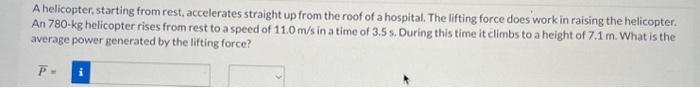 Solved A Helicopter, Starting From Rest, Accelerates | Chegg.com