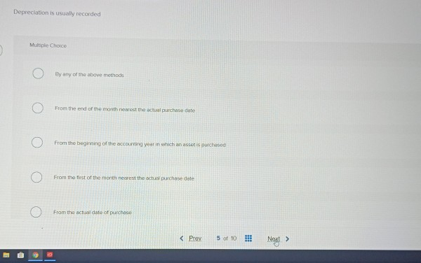 solved depreciation: multiple choice estimates the... Solved Depreciation is usually recorded Multiple Choice By | Chegg.com