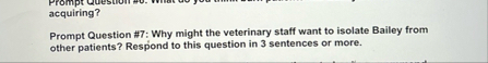 Picture of Solved acquiring?Prompt Question #7; Why might the | Chegg.com