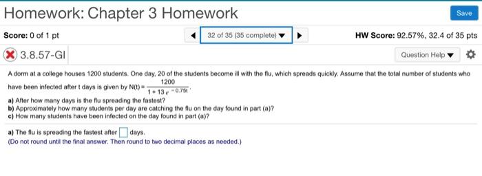 Solved Save Homework: Chapter 3 Homework Score: 0 of 1 pt 32 | Chegg.com