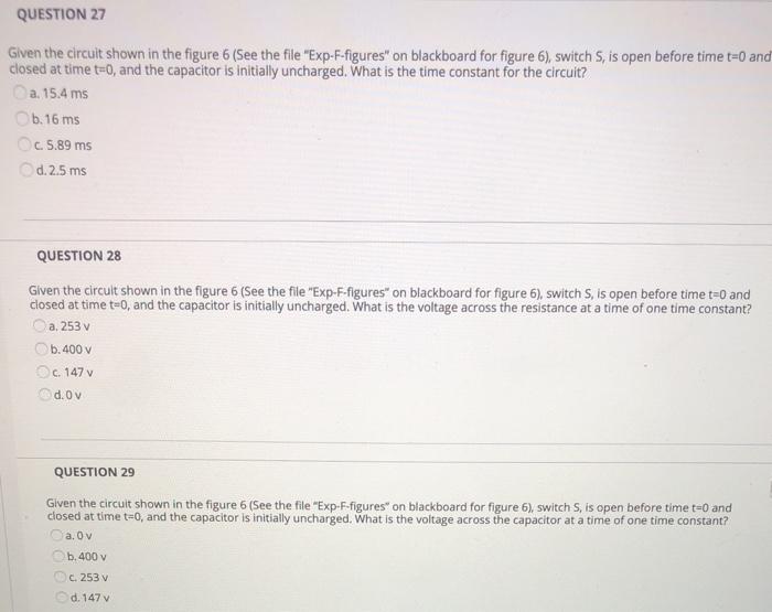 A For The Circuit Given In Figure 6 A Find The Or Cheggcom
