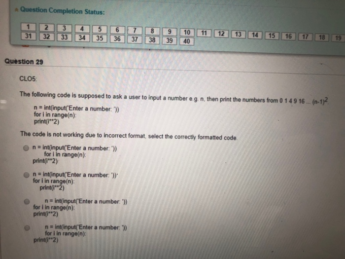 Solved Question Completion Status: 1 31 2 32 3 33 4 34 5 35 | Chegg.com