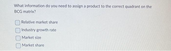 [Solved]: What information do you need to assign a product