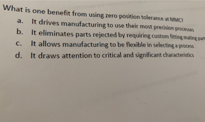 Zero Position Reduction Solved a. What is one benefit from using zero position | Chegg.com
