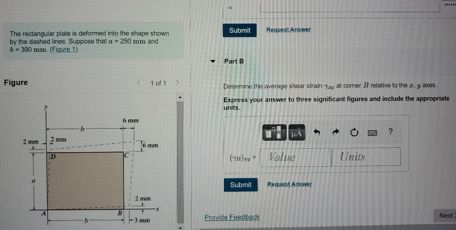 [Solved]: Part A And B The Rectangular P