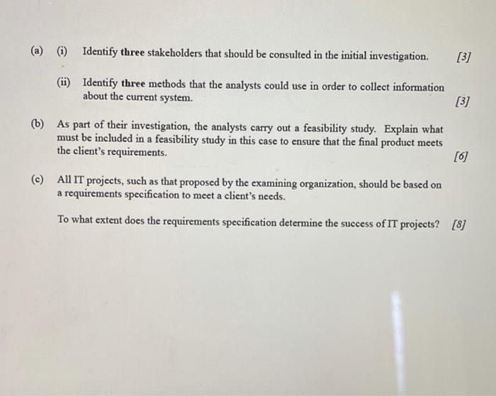 Solved Online marking An examining organization has been