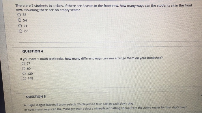 Solved QUESTION 1 A major league baseball team consists of Chegg