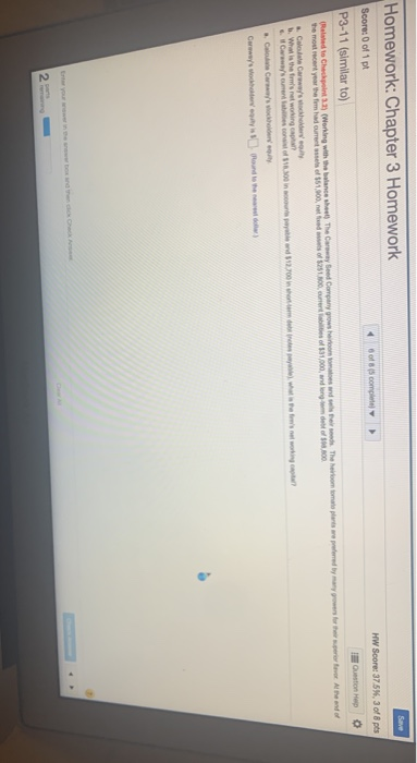 Solved Save Homework: Chapter 3 Homework Score: 0 of 1 pt 6 | Chegg.com