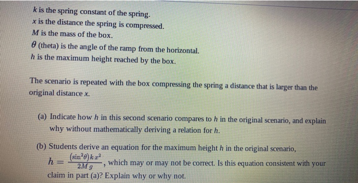 Solved WWW.M |-- A box is pressed against a horizontal | Chegg.com