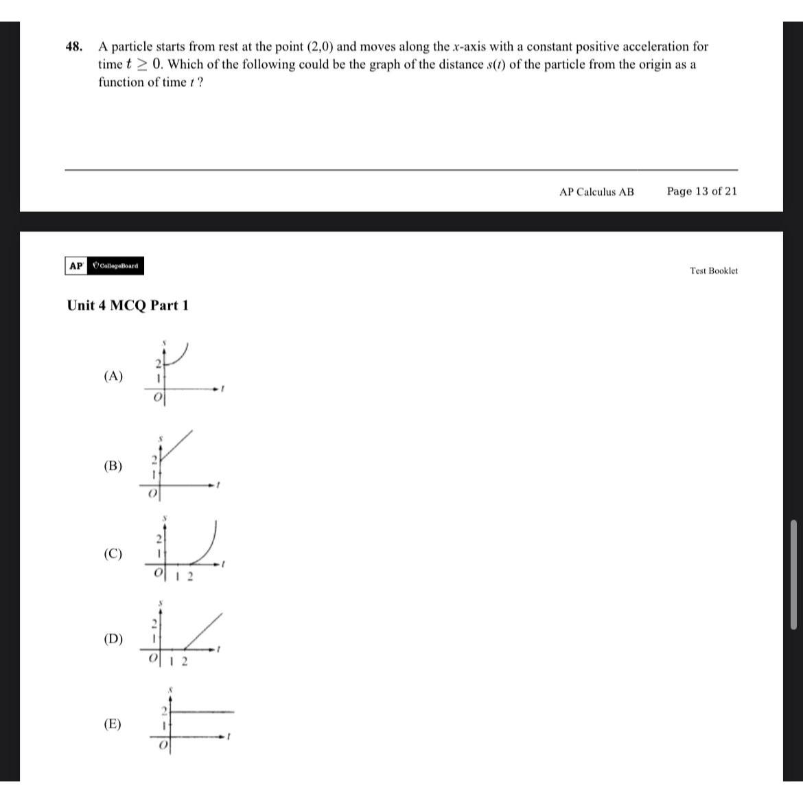 solved-a-particle-starts-from-rest-at-the-point-2-0-and-chegg