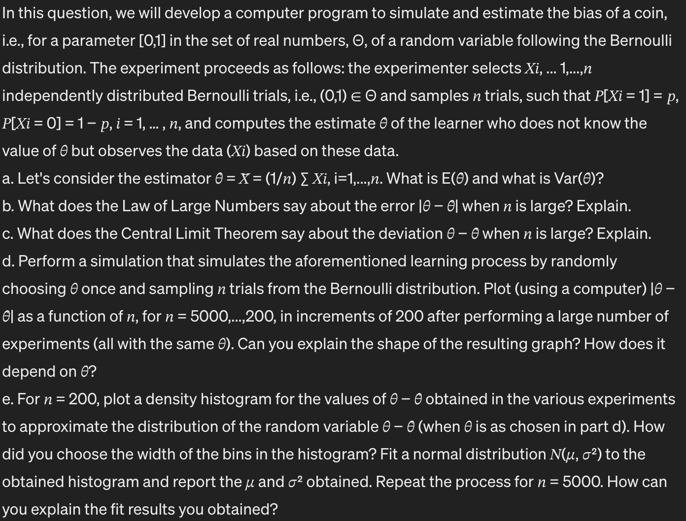 Solved In this question, we will develop a computer program | Chegg.com