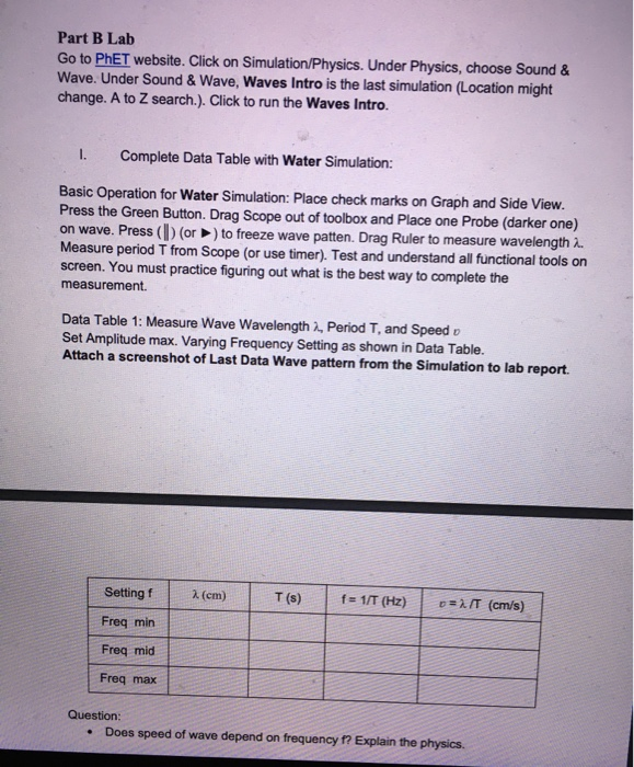 Phet Wave Investigation Answer Key