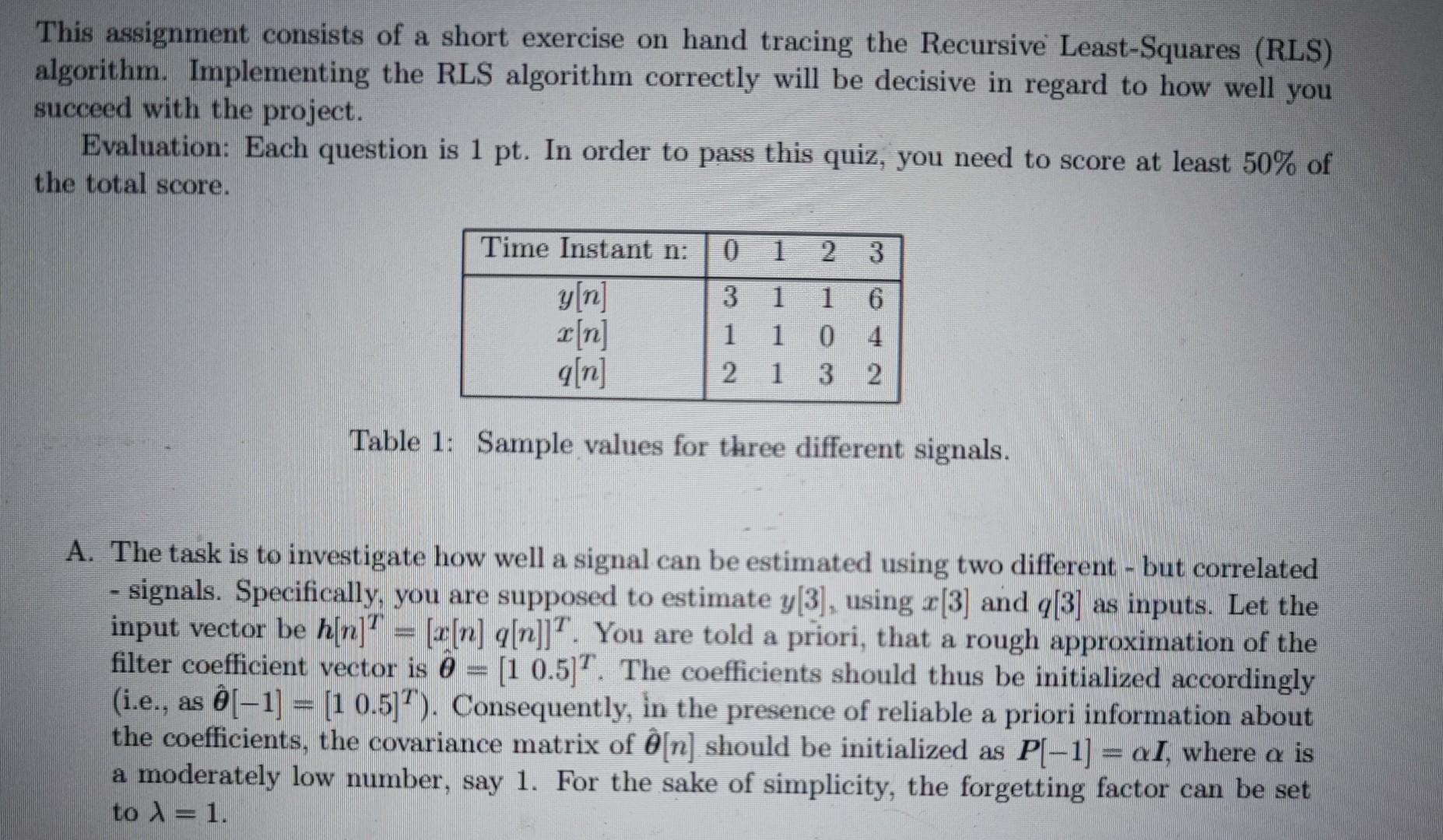 Solved what is the value of the first error e[0], and K[0]? | Chegg.com