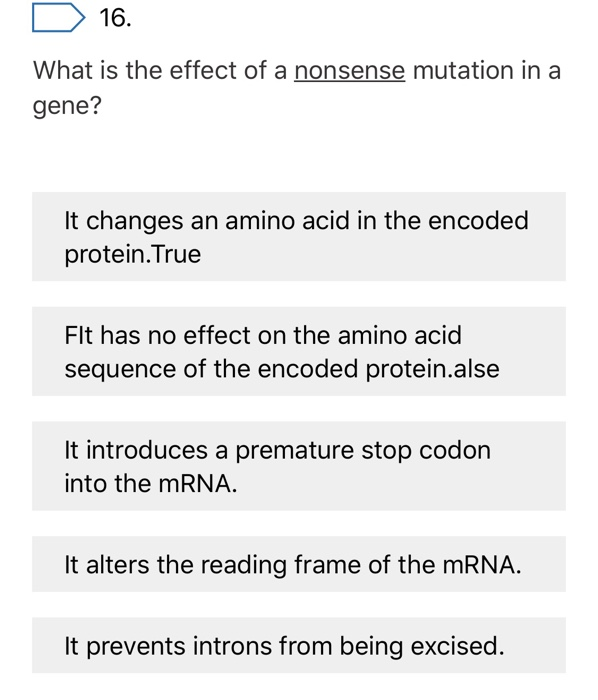 16-what-is-the-effect-of-a-nonsense-mutation-in-a-chegg