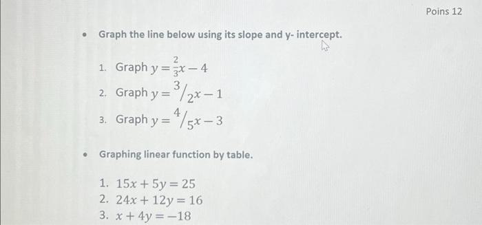 graph the line for y 1 =- 3 5 x 4