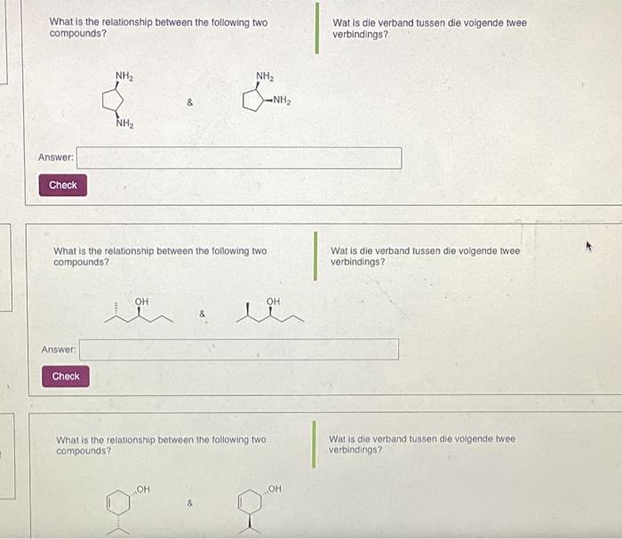 Solved What is the relationship between the following two | Chegg.com
