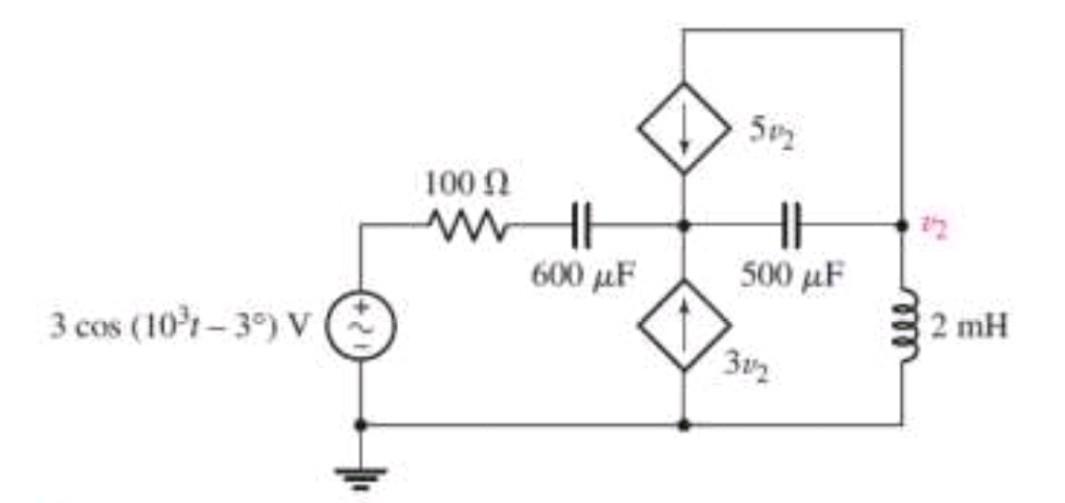 Solved In The Circuit Of Fig. 10.70, Determine The Voltage 