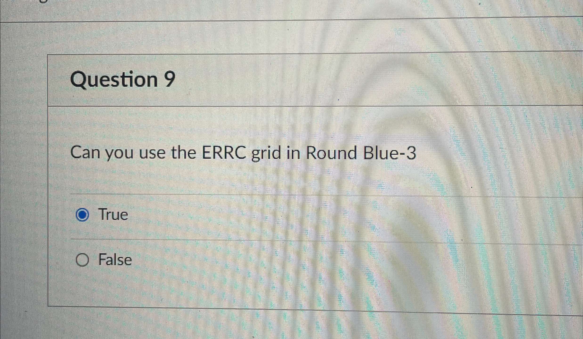 Solved Question 9Can you use the ERRC grid in Round | Chegg.com