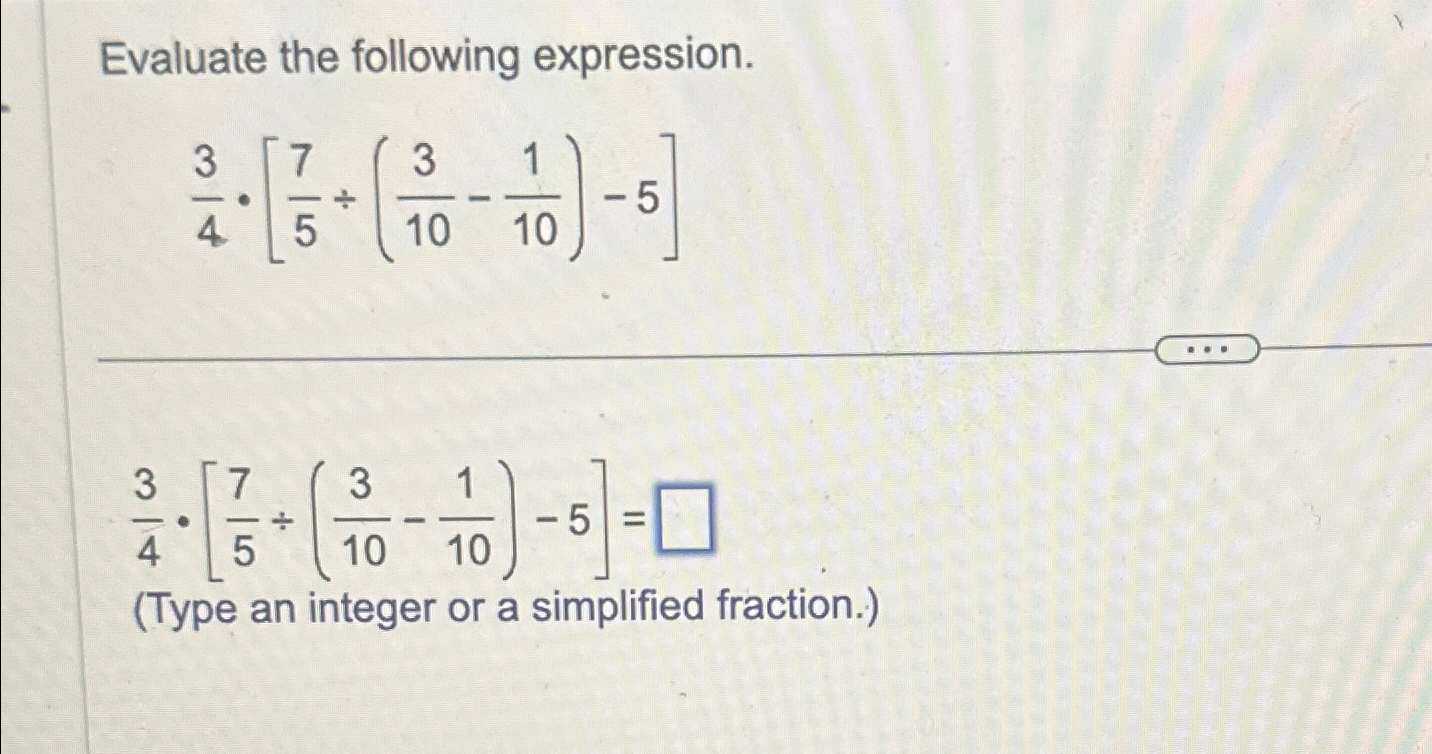 Solved Evaluate the following | Chegg.com