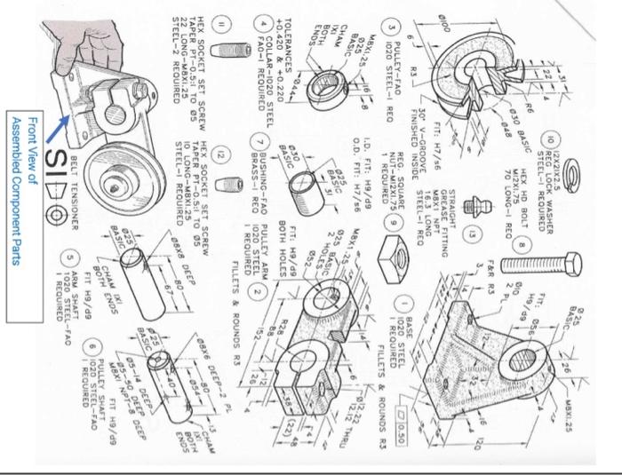 Refer to the Belt Tensioner System shown on the