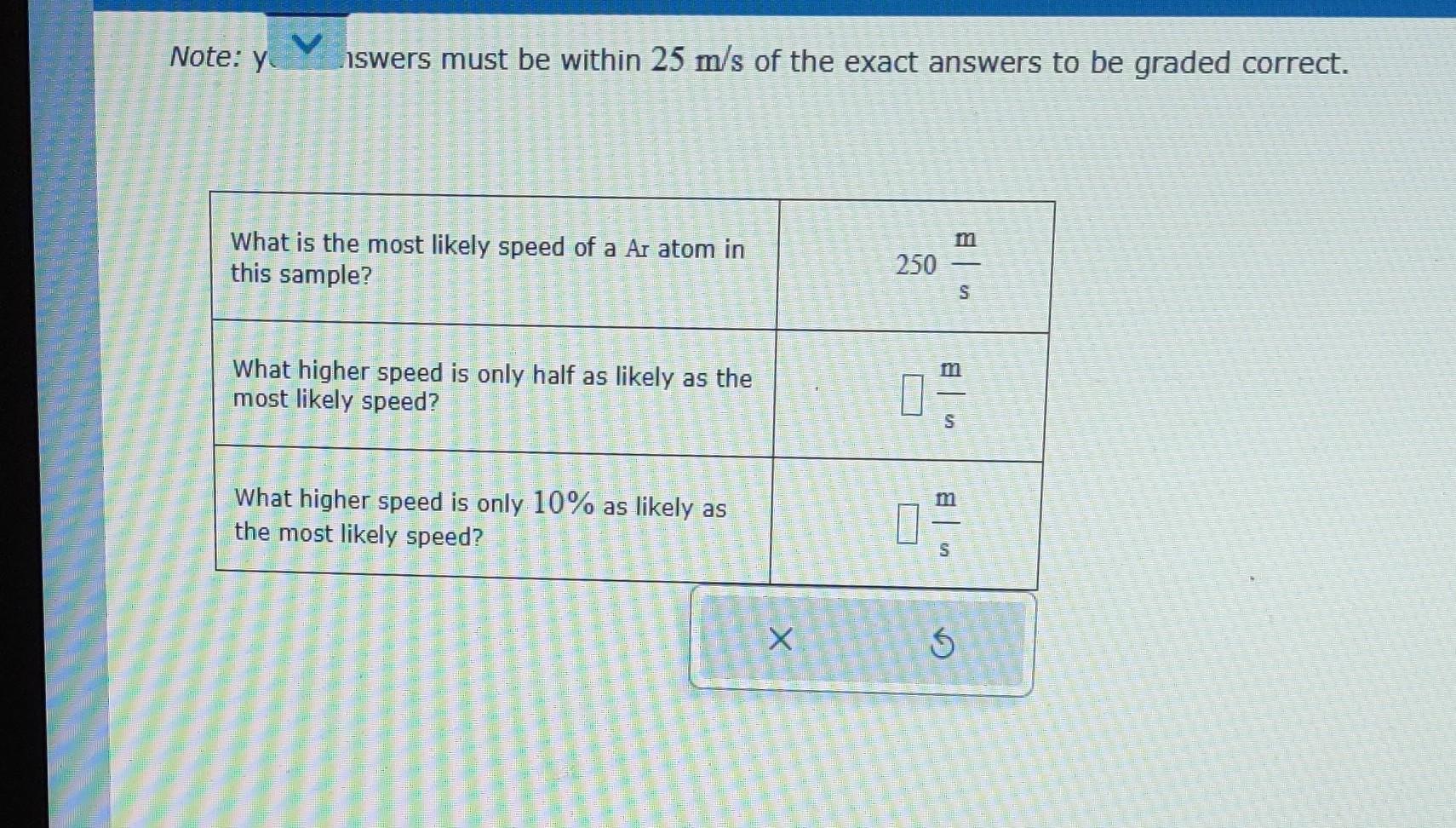 Solved Here is a graph of the probability of an atom moving | Chegg.com