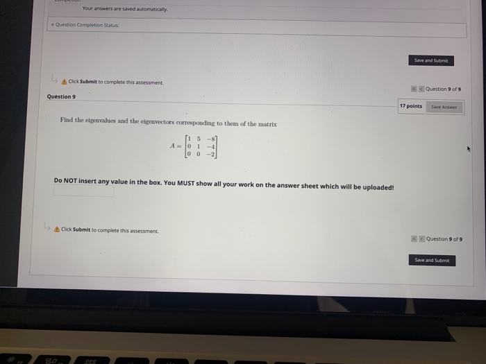 Solved Your answers are saved automatically. Question | Chegg.com