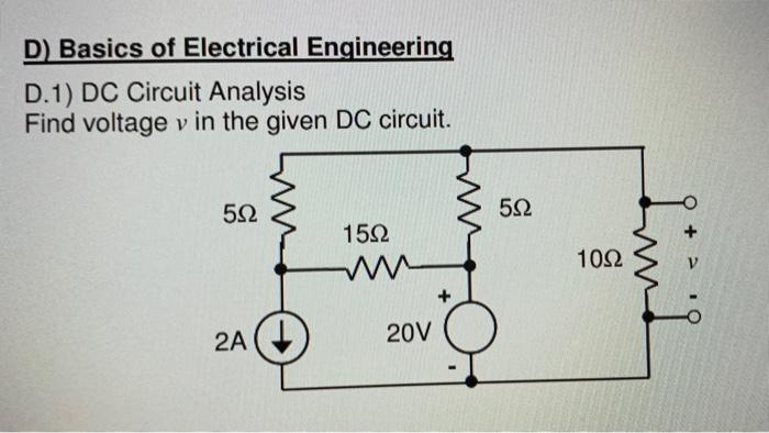 basic electrical engineering circuit