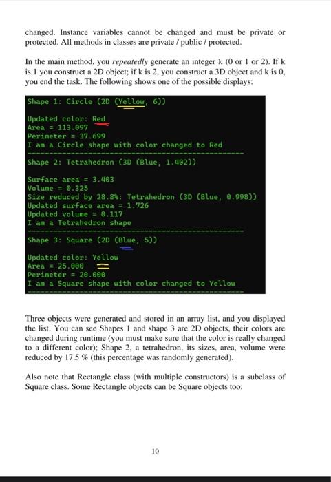 Please give me the full code in Java programming | Chegg.com
