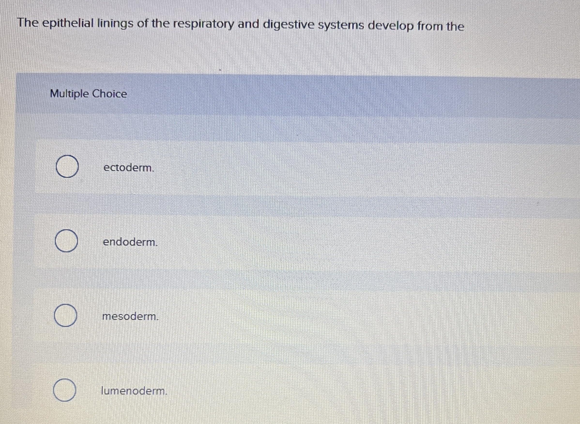 Solved The epithelial linings of the respiratory and