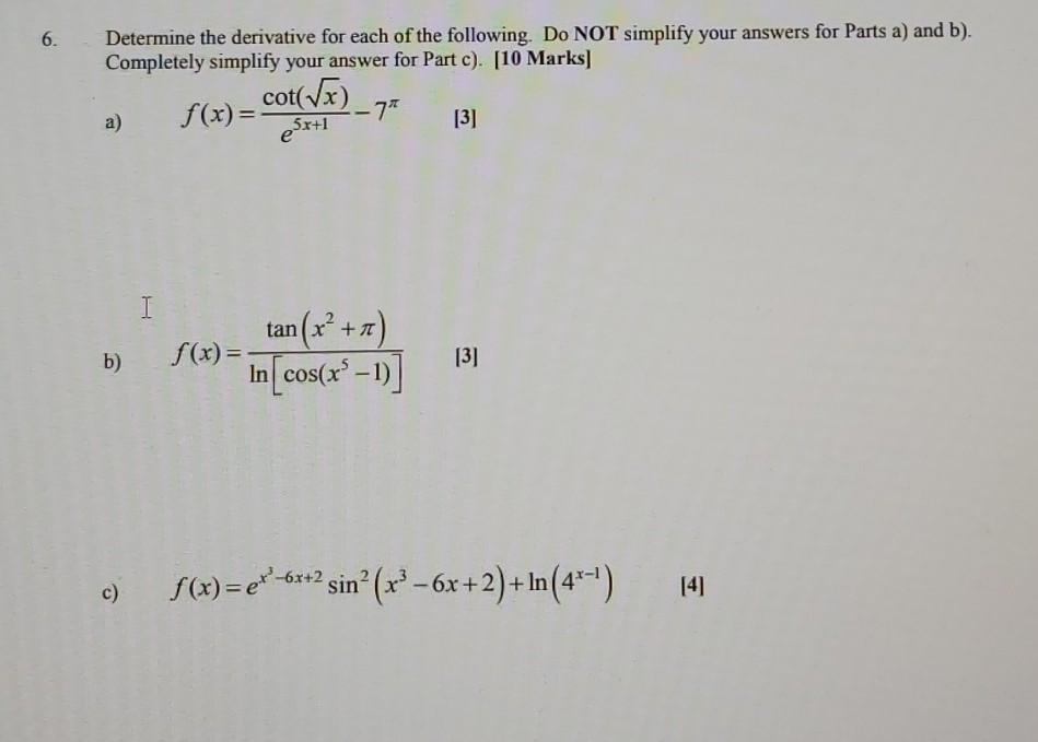 Solved DO NOT simplify part a and b. only simplify part c. | Chegg.com
