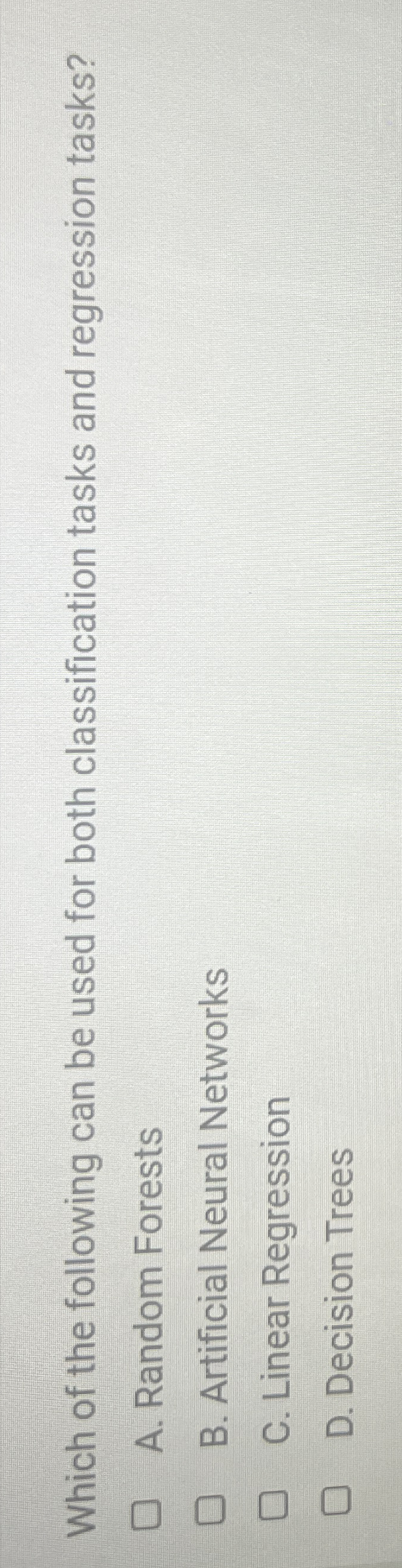 Solved Which of the following can be used for both | Chegg.com