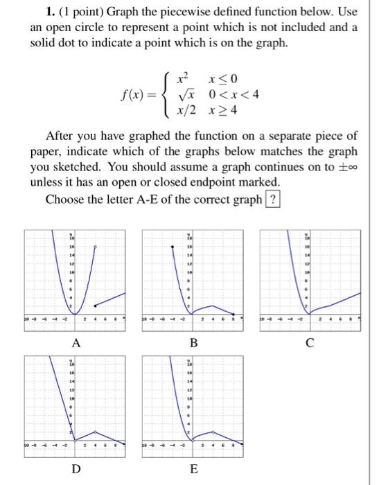 Solved Problem 1. (1 point) Determine I and y such that y = | Chegg.com