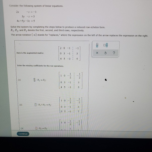 Solved Consider the following system of linear equations. 3y | Chegg.com