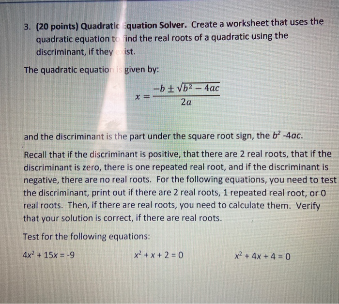 quadratic equation inverse solver