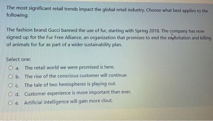 Gucci Pledges to Go Fur-Free Beginning With Spring 2018