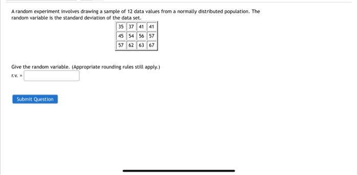 Solved A Random Experiment Involves Drawing A Sample Of 12 | Chegg.com