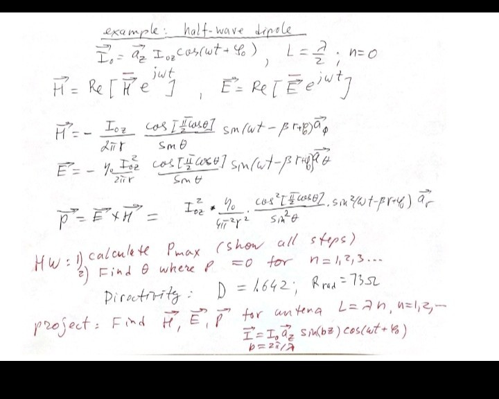 Lot Example Half Wave Dipole In Az Ioncasswt 4 Chegg Com