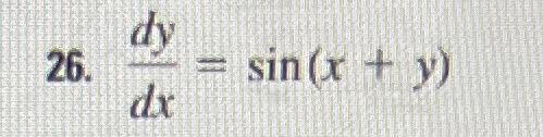 Solved In Problems 23-28, solve the given differential | Chegg.com