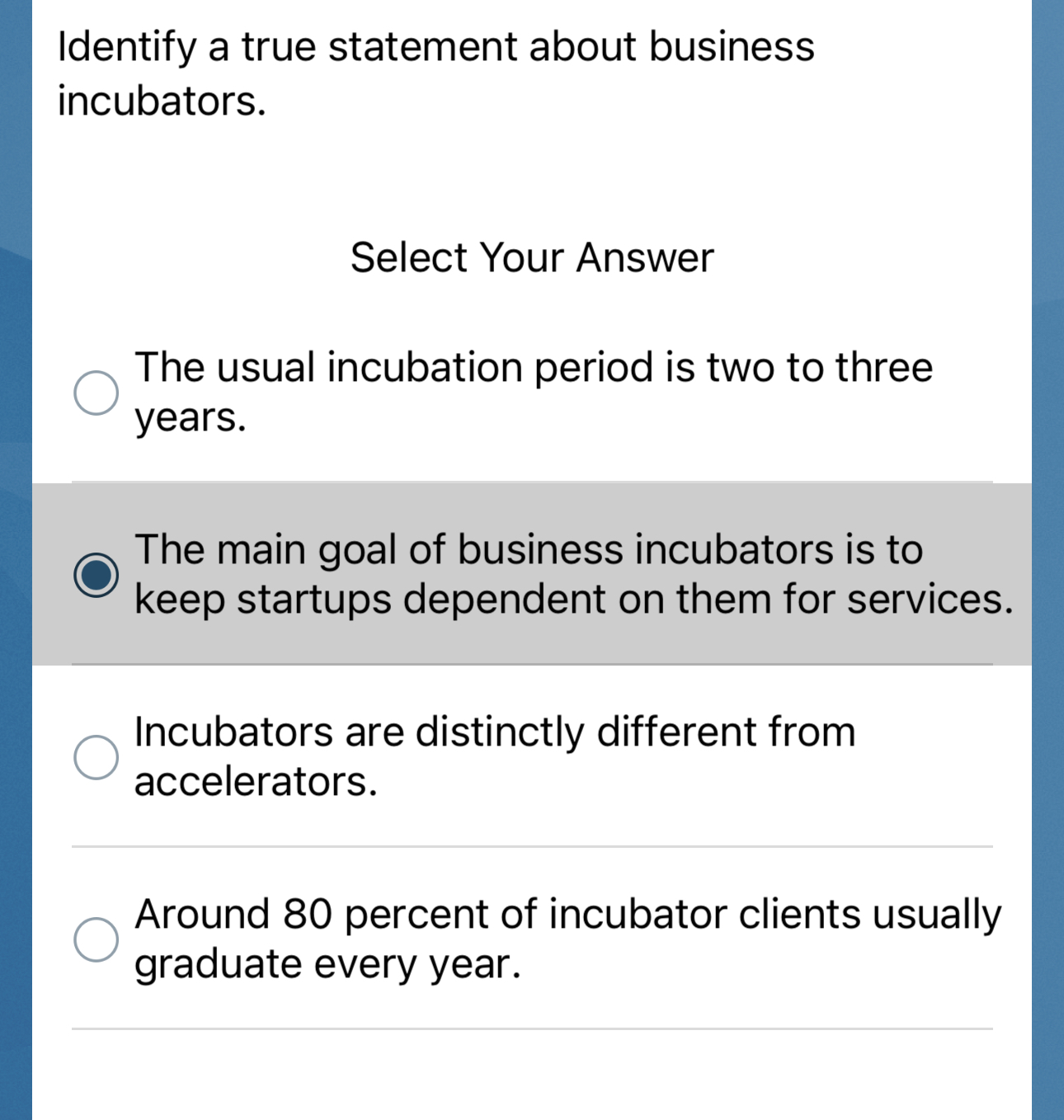 Solved Identify a true statement about business | Chegg.com