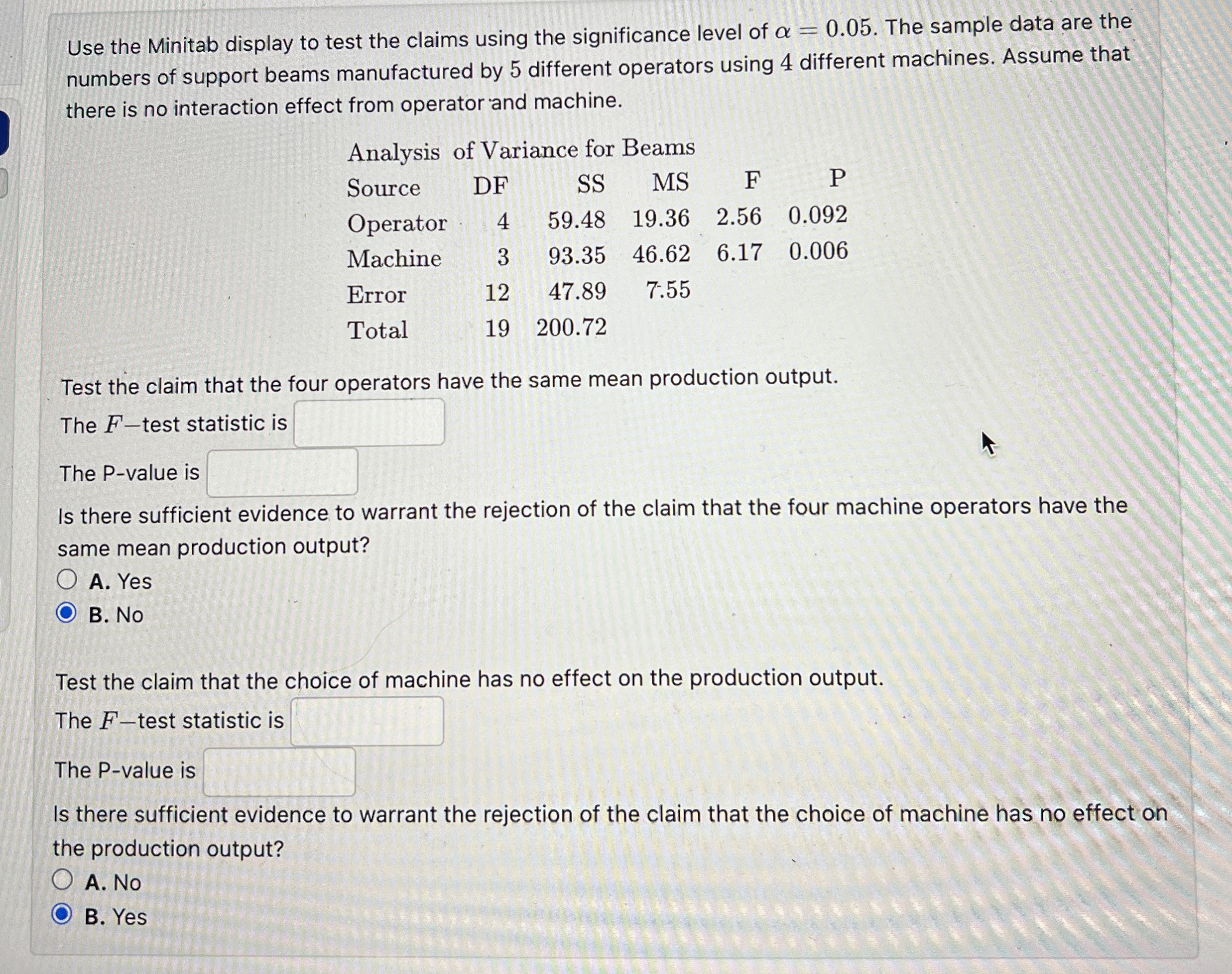 Solved Use the Minitab display to test the claims using the | Chegg.com