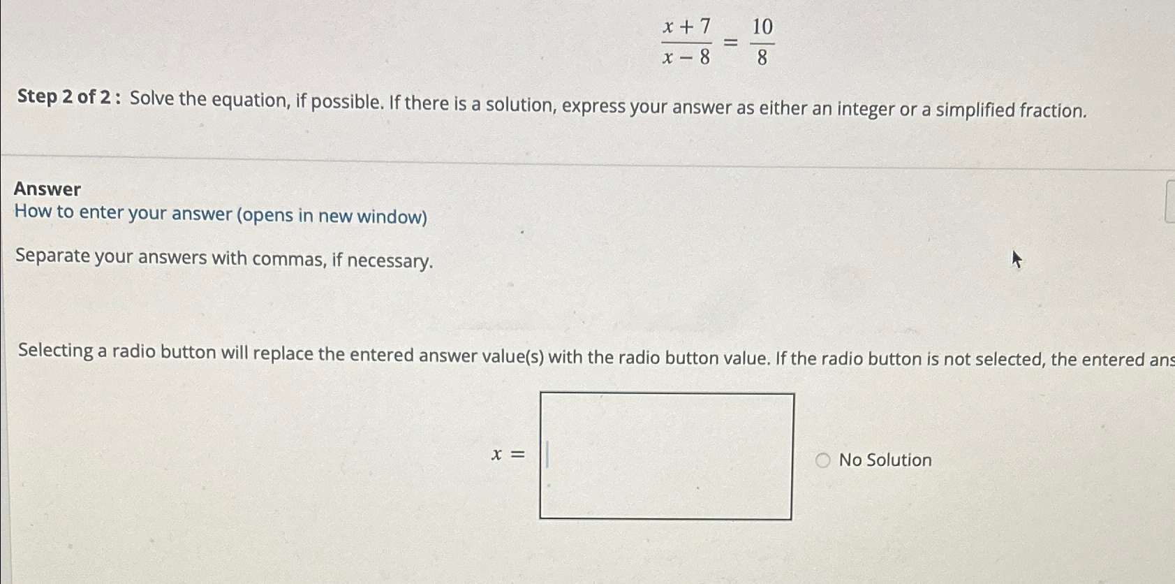 10x 10 − 7x 2 5x − 8 answer