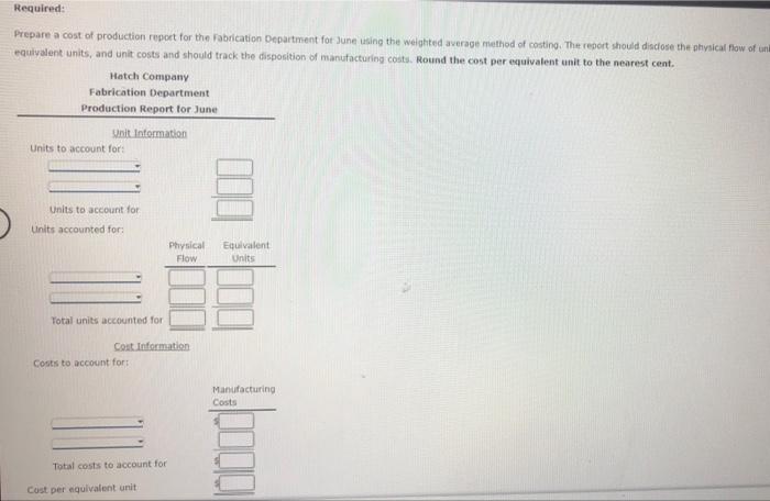 Solved Weighted Average Method Single Department Analysis 4417